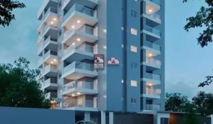 Apto Novo - Com varanda gourmet à uma quadra da praia.