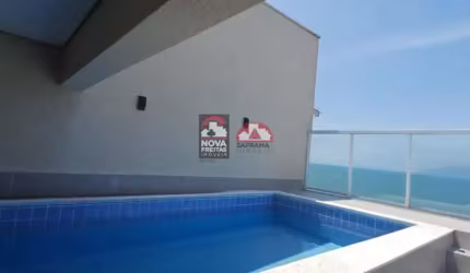 Apartamento cobertura frente mar em Caraguatatuba na Martim de Sá
