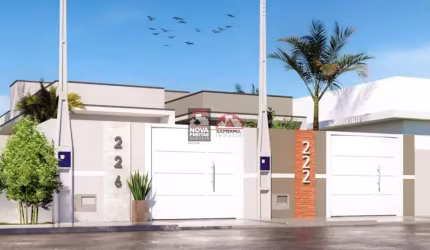 Excelente casa casa em construção, aceitar financiamento bancário.