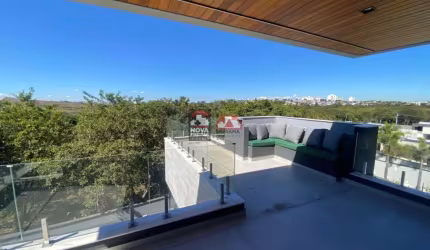 Sobrado de Luxo com 4 Suítes, Piscina, Sauna e Automação no Urbanova