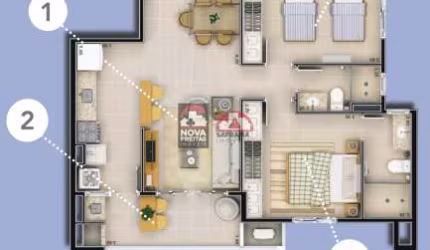Apartamento Padrão em Lorena