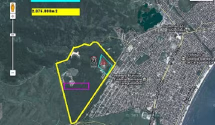 Área Espetacular de 129.000m² à Venda no Jardim Gaivotas, Caraguatatuba