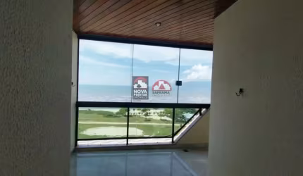 Cobertura duplex frente mar em Caraguatatuba, praia Aruan com 4 dormitórios e 2 vagas cobertas de garagem