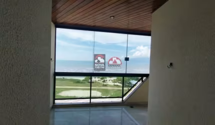 Cobertura duplex frente mar em Caraguatatuba, praia Aruan com 4 dormitórios e 2 vagas cobertas de garagem
