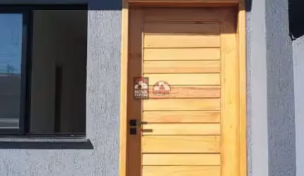 Casa nova no bairrodo Golfinho em Caraguatatuba aceita financiamento