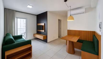 Apto Mobiliado Vila Imperial – 2 Dorms, Sacada, piscina, academia
