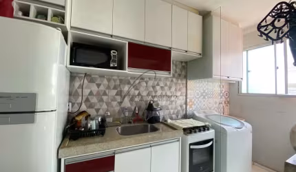 Apartamento térreo com 50m2 no Condomínio Spazio Beach em Americana com dois dormitórios