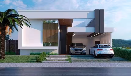 Casa de condomínio para venda possui 406 metros quadrados