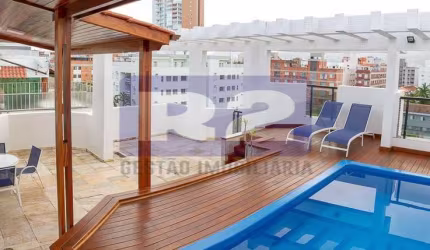 COBERTURA 3DORM SENDO 2 SUITES - COM PISCINA CHURRASQUEIRA