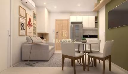 SALA QUARTO EM COPACABANA - BAIRRO PEIXOTO - PRONTO PARA ENTRAR E MORAR - 36 M²