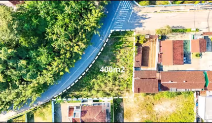 Lote de 400m2  para uso COMERCIAL nó Massaguaçu por R$ 450.000,00