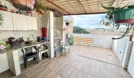 Cobertura para Venda em Contagem, Parque Turistas, 2 dormitórios, 1 banheiro, 1 vaga