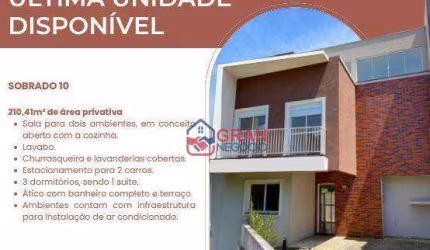 Sobrado em condomínio à venda no Campo Comprido