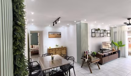 Apartamento para Locação em Guarujá, Enseada, 3 dormitórios, 2 suítes, 3 banheiros, 1 vaga