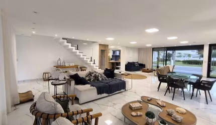 Casa em Condomínio para Venda em Guarujá, Balneário Praia do Pernambuco, 5 dormitórios, 5 suítes, 6 banheiros, 3 vagas