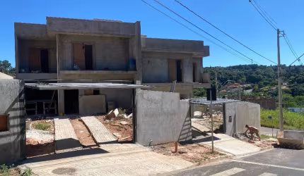casa com 2 quartos,sendo 1 suite,lavabo/Sala, cozinha integradas  Lavabo/ Área gourmet