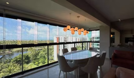Paradiso – 4 suítes, dependência e vista mar e lagoa | Mobiliado | 127 m² | Reserva do Paiva - Venda
