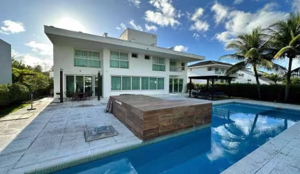 Morada da Península — Casa com 4 suítes, quarto social no térreo e 629 m² na Reserva do Paiva