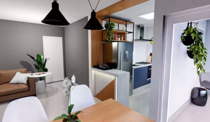 Apartamento 2 Quartos (1 Suíte), 51m² com Garagem no Retiro – Volta Redonda/RJ à Venda