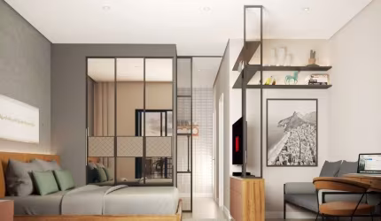 Flat 1 quarto - Monte Castelo