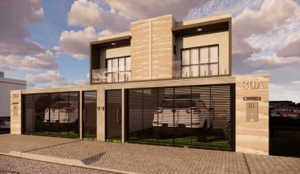 Casa com 2 suítes com quintal amplo à venda no Solar Santa Rita Residencial - Volta Redonda/RJ