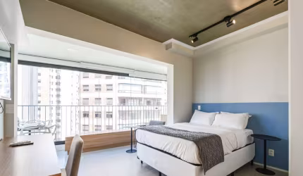 Apartamento tipo para venda com 1 quarto, sendo 1 suíte, 32m²