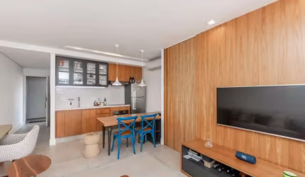 Apartamento tipo para venda e locação com 1 quarto, sendo 1 suíte, 69m²