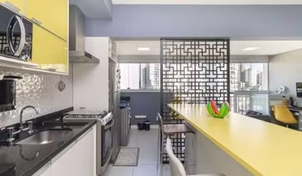 Apartamento tipo para venda com 1 quarto, sendo 1 suíte, 43m²