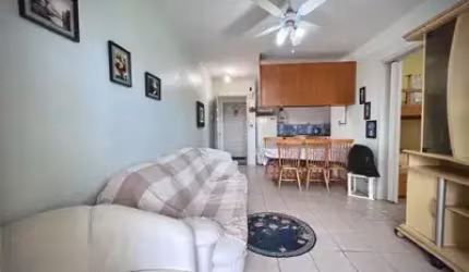 Apartamento 1 dormitório e meio MOBILIADO
