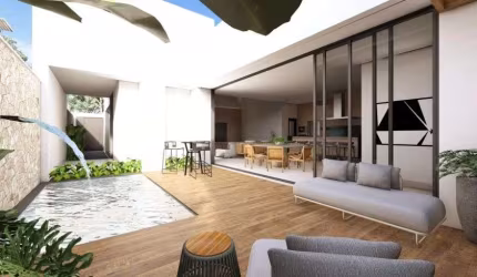 Casa em construção para venda com 4 quartos, piscina e escritório em Jardim Europa - Rio Verde - GO
