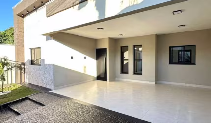 Casa à venda contendo área gourmet com churrasqueira, 3 quartos e armários em Rio Verde - GO