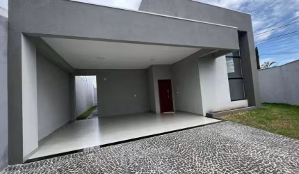 Casa à venda com 3 suítes, churrasqueira, armários e estética moderna em Rio Verde - GO