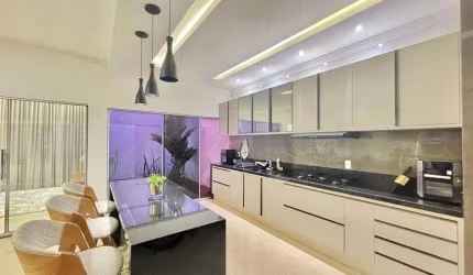 Casa à venda com churrasqueira, suíte com closet e armários no Solar dos Ataides em Rio Verde - GO
