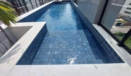 FLAT NOVO COM 26m² COM VARANDA E MOVEIS PROJETADOS, BAIRRO DE INTERMARES