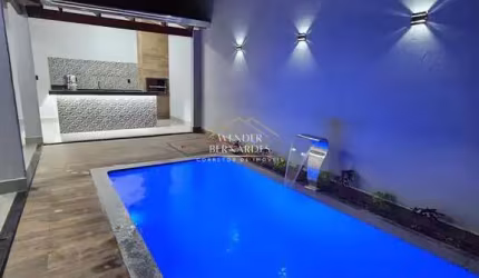 Seu novo lar no Jardim Brasília, 3 Quartos, Suíte, com piscina e espaço gourmet
