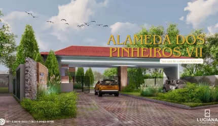 LANÇAMENTO ALAMEDA DOS PINHEIROS VII - Sua casa de campo em Gravatá!