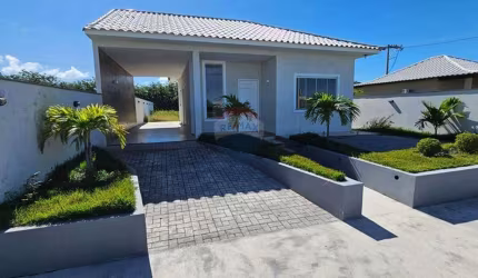 CASA 2 QUARTOS - 86m² | À VENDA NO CONDOMÍNIO JEQUITIBÁ – ARARUAMA - R$ 380MIL