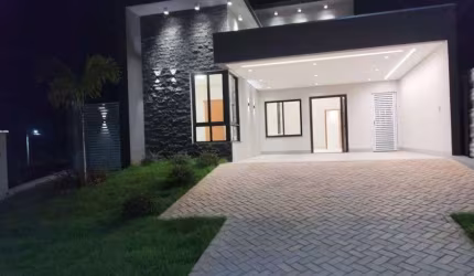 Linda Casa Térrea Nova Condomínio Verana em Várzea Grande