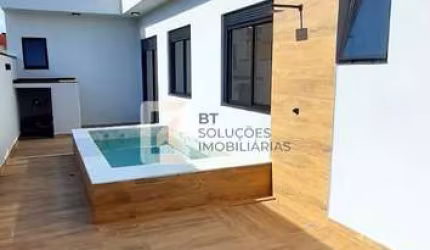 Sobrado com piscina e 3 dormitórios sendo 1 máster com closet à venda, 177 m² de área construída po