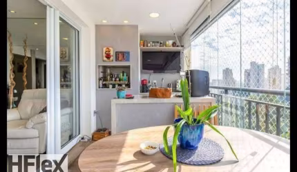 Apartamento com Varanda Gourmet - 130 m² -1 Quarto sendo suíte – 2 vagas de garagem -Vila Suzana – SP - por R$ 1.250.000
