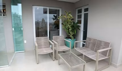 Cobertura para venda para venda mobiliada 3 dormitórios suítes no bairro Barreiros