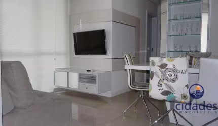 Apartamento mobiliado de alto padrão à venda, 1 quadra da Beira Mar Norte na Agronômica, 2 dormitórios (suíte) com 2 vagas de garagem