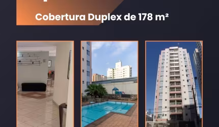 Cobertura Duplex de Alto Padrão, com 178 m² de área privativa