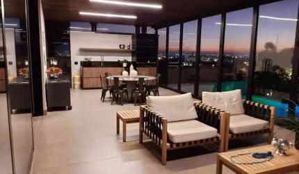 CASA DE CONDOMÍNIO EM JUNDIAÍ - BOSQUE DO HORTO - MODERNA e SOFISTICADA - 4 suítes -