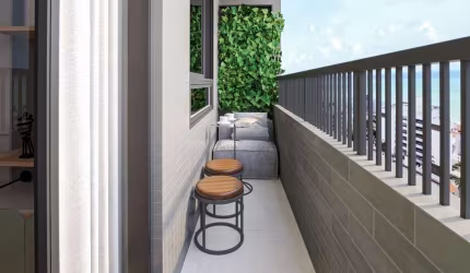 Apartamento à venda no Bessa, João Pessoa-PB: 2 quartos, 1 banheiro, 1 vaga, 40m². Seu novo lar te espera!