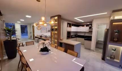 SOBRADO ALTO PADRÃO! 191m² (4 Suítes), JD. Atlântico, ao lado do parque Cascavel - PRONTO PRA MORAR!