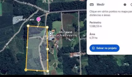 Chácara à venda em Fazenda Souza, Caxias do Sul - Exclusivo!
 Com Açude, Luz Trifásica, Casa 16x8, Agua do Samae, Parreiral Izabel, Documentada..