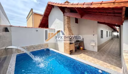 Casa para Venda em Mongaguá, Vera Cruz, 3 dormitórios, 1 suíte, 1 banheiro, 2 vagas