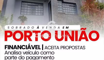 Sobrado à venda, Cidade Nova, PORTO UNIAO - SC. Financiável