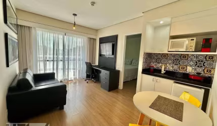 Apartamento com 1 dormitório para alugar, 35 m² por R$ 7.700,00/mês - Moema - São Paulo/SP